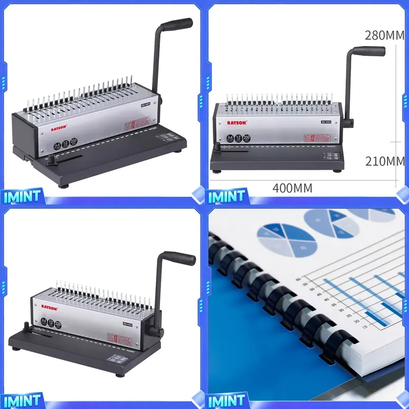 Binding Machine Comb - Bindownica grzbietowa Rayson SD-1201 do gumowych