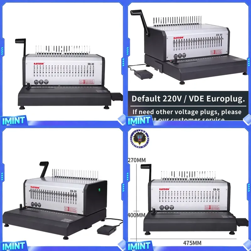 RAYSON EB-30 Wysokiej jakości  – Binding Machine Comb recenzja i cena